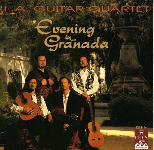 the album cover for Los Angeles Guitar Quartet (LAGQ) - Evening in Granada
