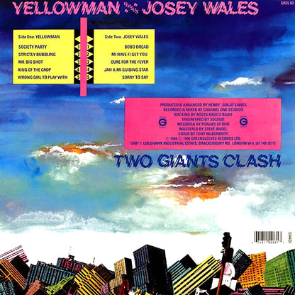 Yellowman, Josey Wales - Two Giants Clash: Yellowman Vs. Josey Wales Vinyl Record
