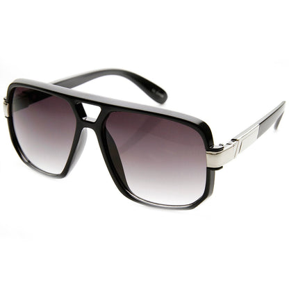 Retro 1980's Fashion Disco Square Aviator Sunglasses 9260