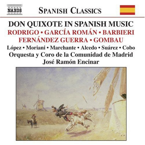 the album cover for Jose Ramon Encinar - Don Quixote in Spanish Music / Various