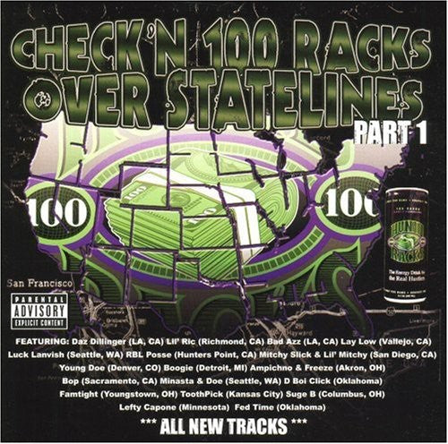 Checkin 100 Racks Over Statelines 1 / Various - Checkin 100 Racks Over Statelines 1 / Various - Music CD