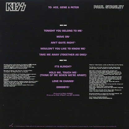 Kiss - Paul Stanley (picture disc) Vinyl Record