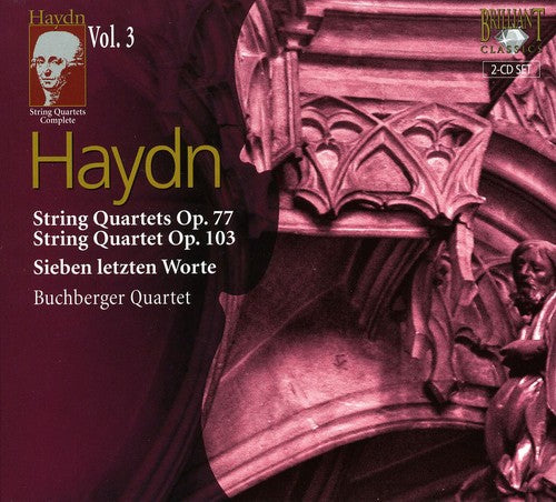 the album cover for J. HAYDN - String Quartets 3