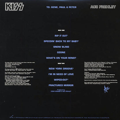 Kiss - Ace Frehley (picture disc) Vinyl Record