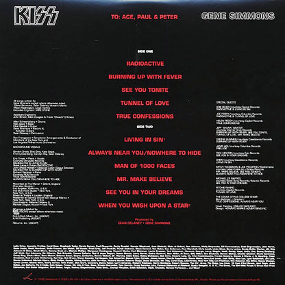 Kiss - Gene Simmons (picture disc) Vinyl Record