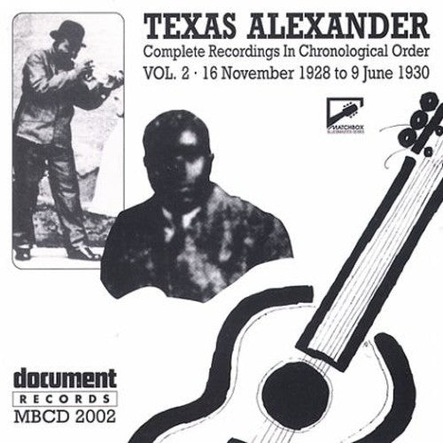 the album cover for Alger "Texas" Alexander - 1928-1930 2