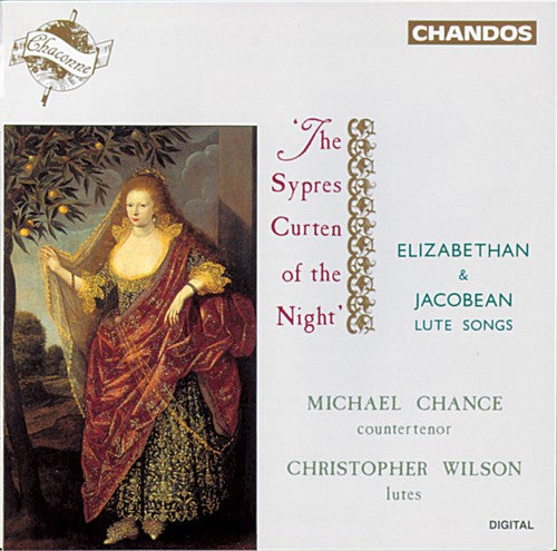 the album cover for Michael Chance - Sypres Curten of the Night