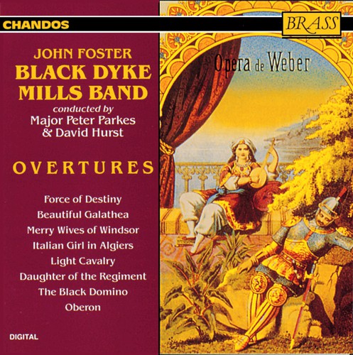the album cover for The Black Dyke Mills Band - Overtures