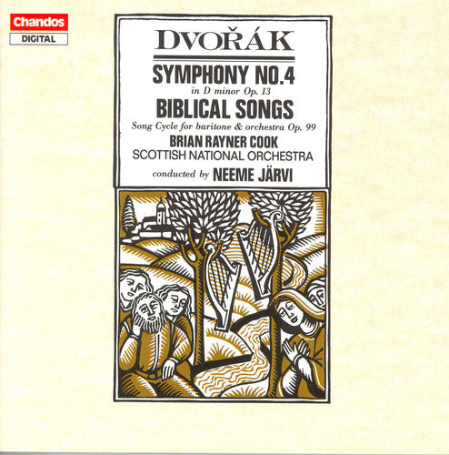 the album cover for Brian Rayner Cook - Symphony 4 / Biblical Songs