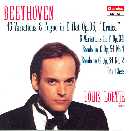 the album cover for LOUIS LORTIE - 6 Variations in F / 2 Rondos