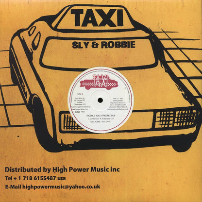 Ini Kamoze - Trouble You A Trouble Me  /  Sly & Robbie - Trouble You A Trouble Me Dub 12" Vinyl Record