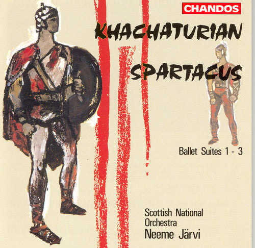 the album cover for Neeme JÃ¤rvi - Spartacus Ballet Suites 1-3