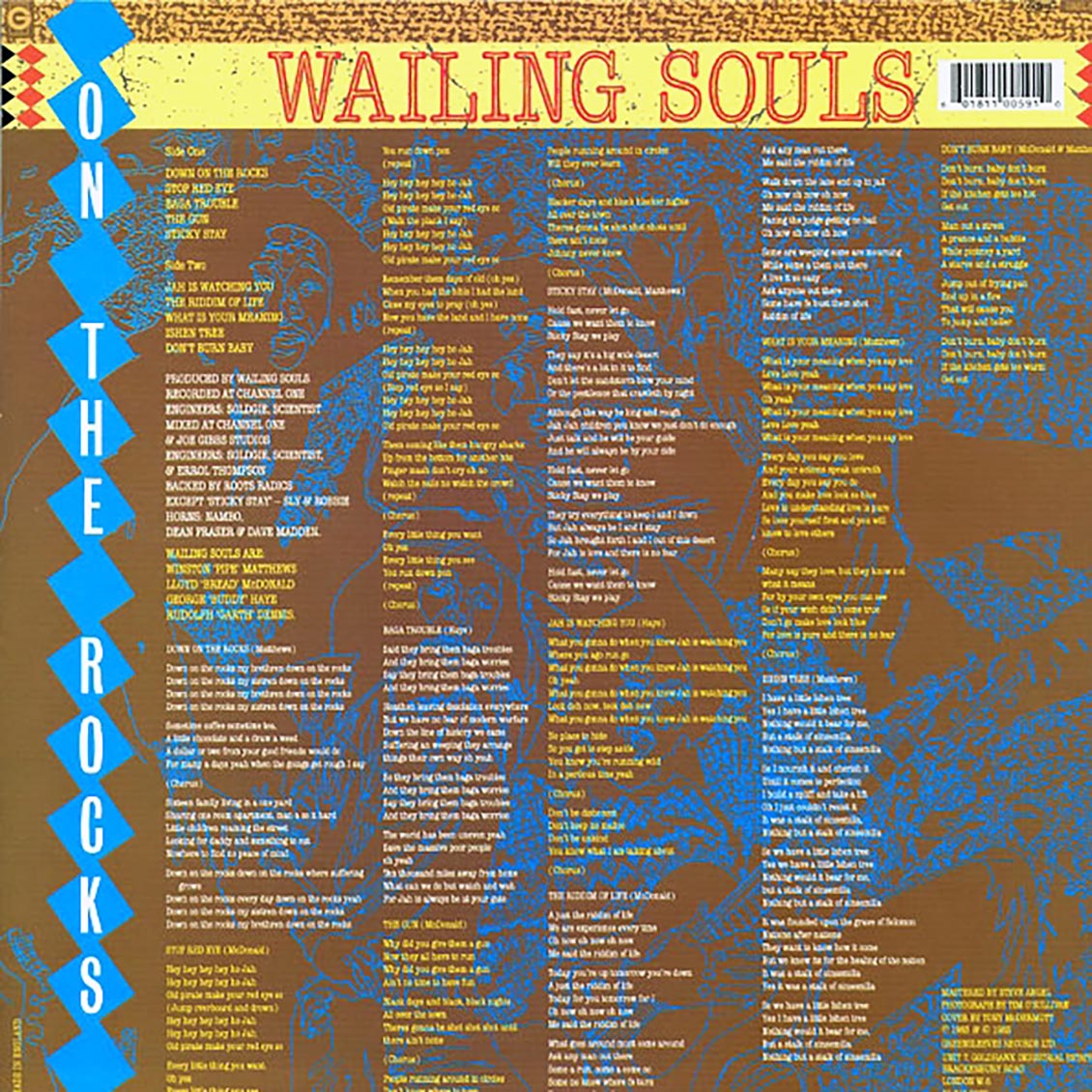Wailing Souls - On The Rocks Vinyl Record