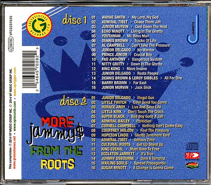 King Kong, Nitty Gritty, Wayne Smith, Johnny Osbourne, Etc. - More Jammys From The Roots (32 tracks) (2xCD) Music CD