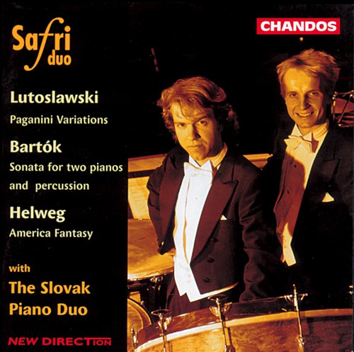 the album cover for Safri Duo - Sonata for 2 Pianos & Percussion