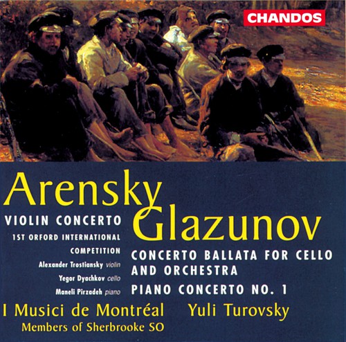 Arensky / Glazunov / Turovsky - Violin Concerto In A Minor Op 54 - Music CD