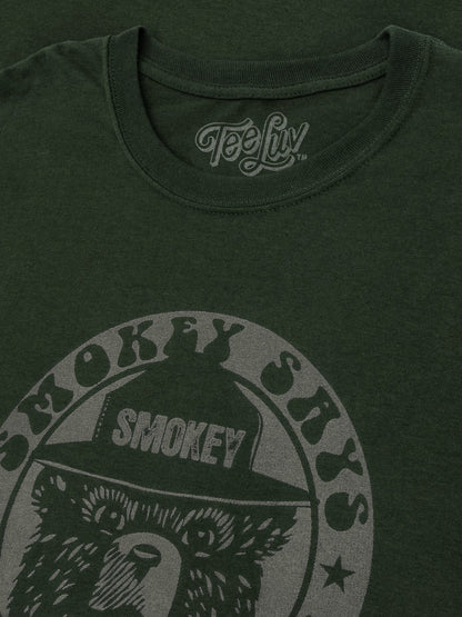 Smokey "Keep It Green" Long Sleeve T Shirt Officially Licensed - Green