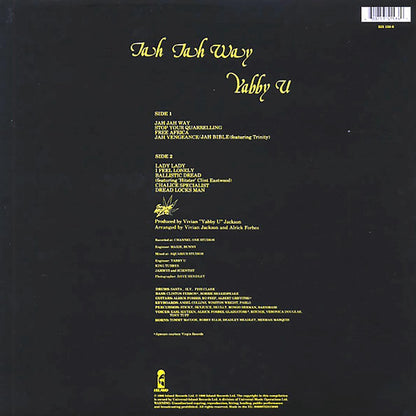 Yabby You - Jah Jah Way (180g) Vinyl Record