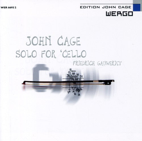 the album cover for J. CAGE - Solo for Cello