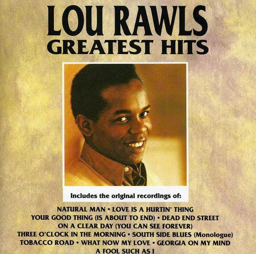 the album cover for Lou Rawls - Greatest Hits