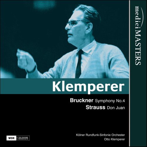 the album cover for Bruckner/Strauss - Symphony 4 / Don Juan