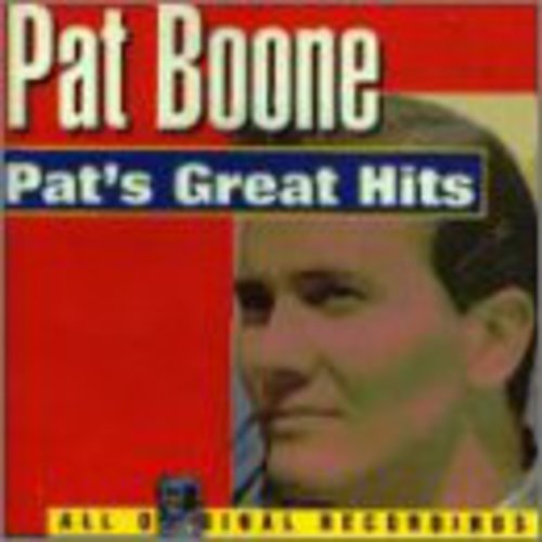 the album cover for Pat Boone - Pat's Great Hits