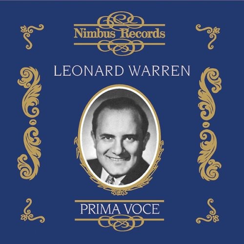 the album cover for LEONARD WARREN - Prima Voce