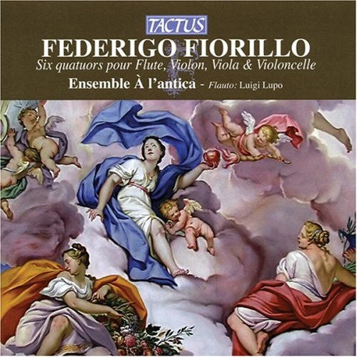 the album cover for Ensemble A l'antica - Six Quartets for Flute Violin & Viola & Cello