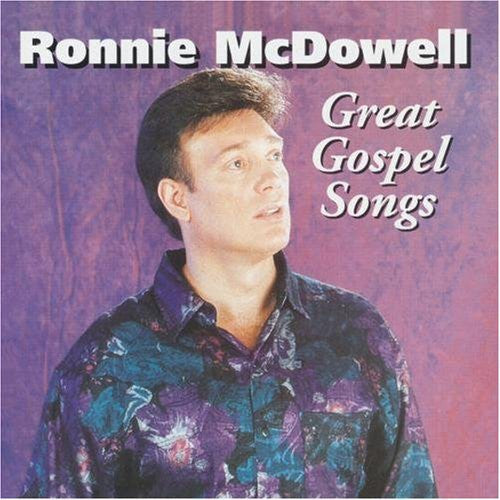the album cover for Ronnie Mcdowell - Great Gospel Songs