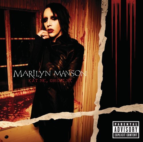 the album cover for Marilyn Manson - Eat Me, Drink Me