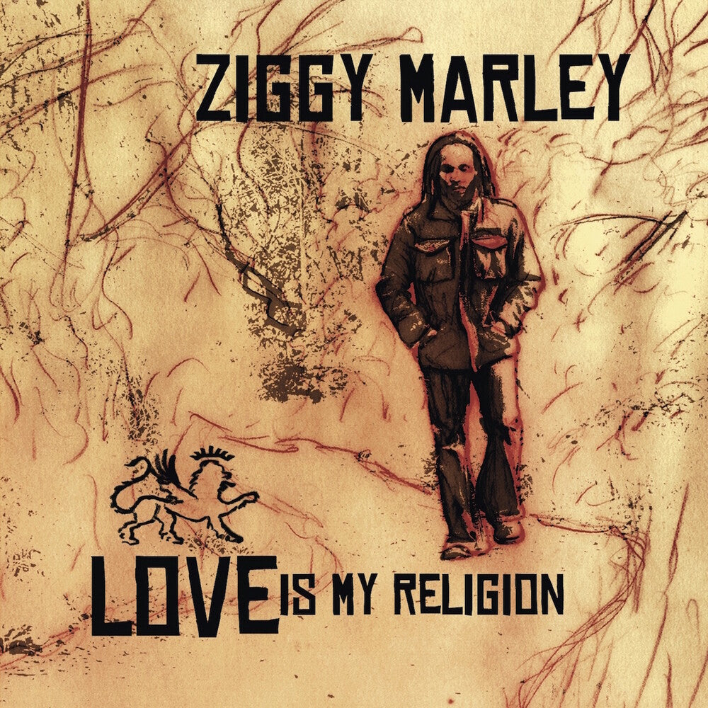 the album cover for Ziggy Marley - Love Is My Religion