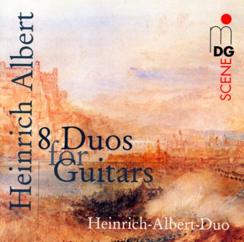the album cover for S. Albert - Eight Guitar Duos