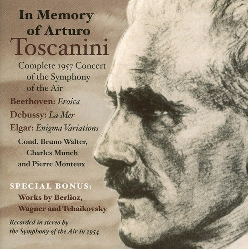 the album cover for Symphony Of The Air - In Memory of Arturo Toscanini