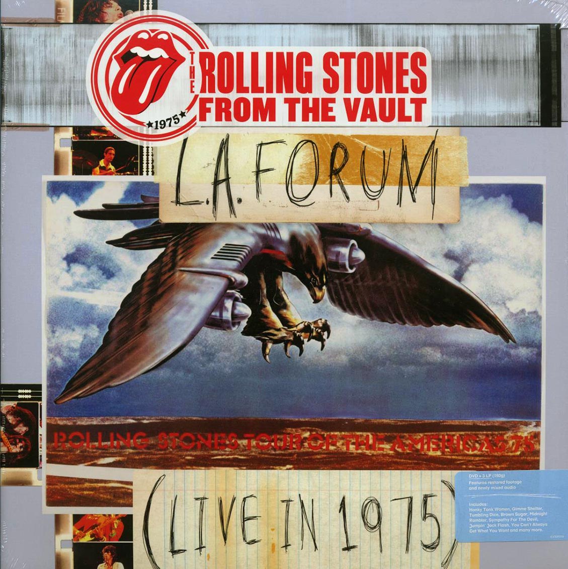 The Rolling Stones - From The Vault: L.A. Forum (Live In 1975) (3xLP) (180g) (incl. DVD) Vinyl Record