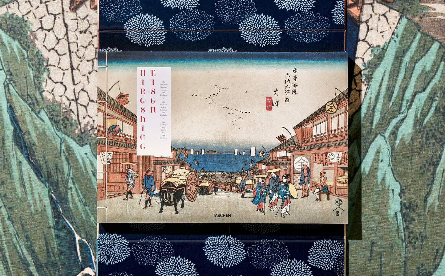 Hiroshige & Eisen. The Sixty-Nine Stations along the Kisokaido (German, French, English) Book