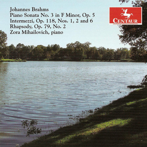 Brahms / Mihailovich - Piano Sonata 3 - Music CD