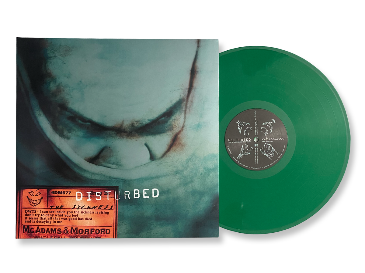 Disturbed - The Sickness (25th Anniversary Edition Green Colored Vinyl) Vinyl Record