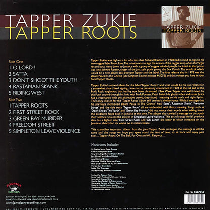 Tappa Zukie - Tapper Roots (180g) Vinyl Record