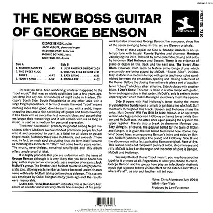 George Benson, Jack McDuff Quartet - The New Boss Guitar Of George Benson Vinyl Record
