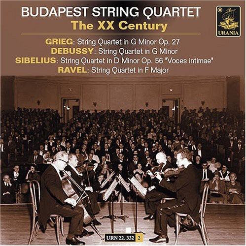 Grieg / Debussy / Sibelius / Budapest String - Xx Century Repertoire - Music CD