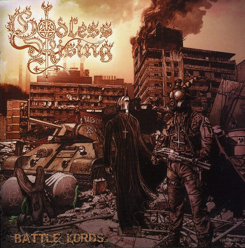 the album cover for Godless Rising - Battle Lords