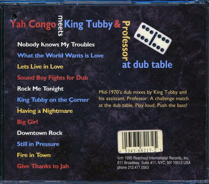 Yah Congo, King Tubby, Professor - Meets King Tubby & Professor At Dub Table (marked/ltd stock) Music CD