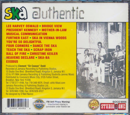 The Skatalites Ska Authentic Volume 1 Music CD