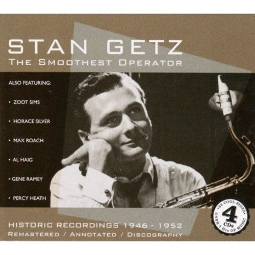 the album cover for Stan Getz - Getz Stan: The Smoothest Operator
