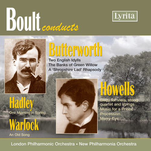 the album cover for London Philharmonic Orchestra - Boult Conducts British Composers