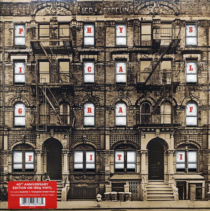 Led Zeppelin Physical Graffiti 40th Anniv. Ed. diecut jacket 2xLP 180g remastered Vinyl Record