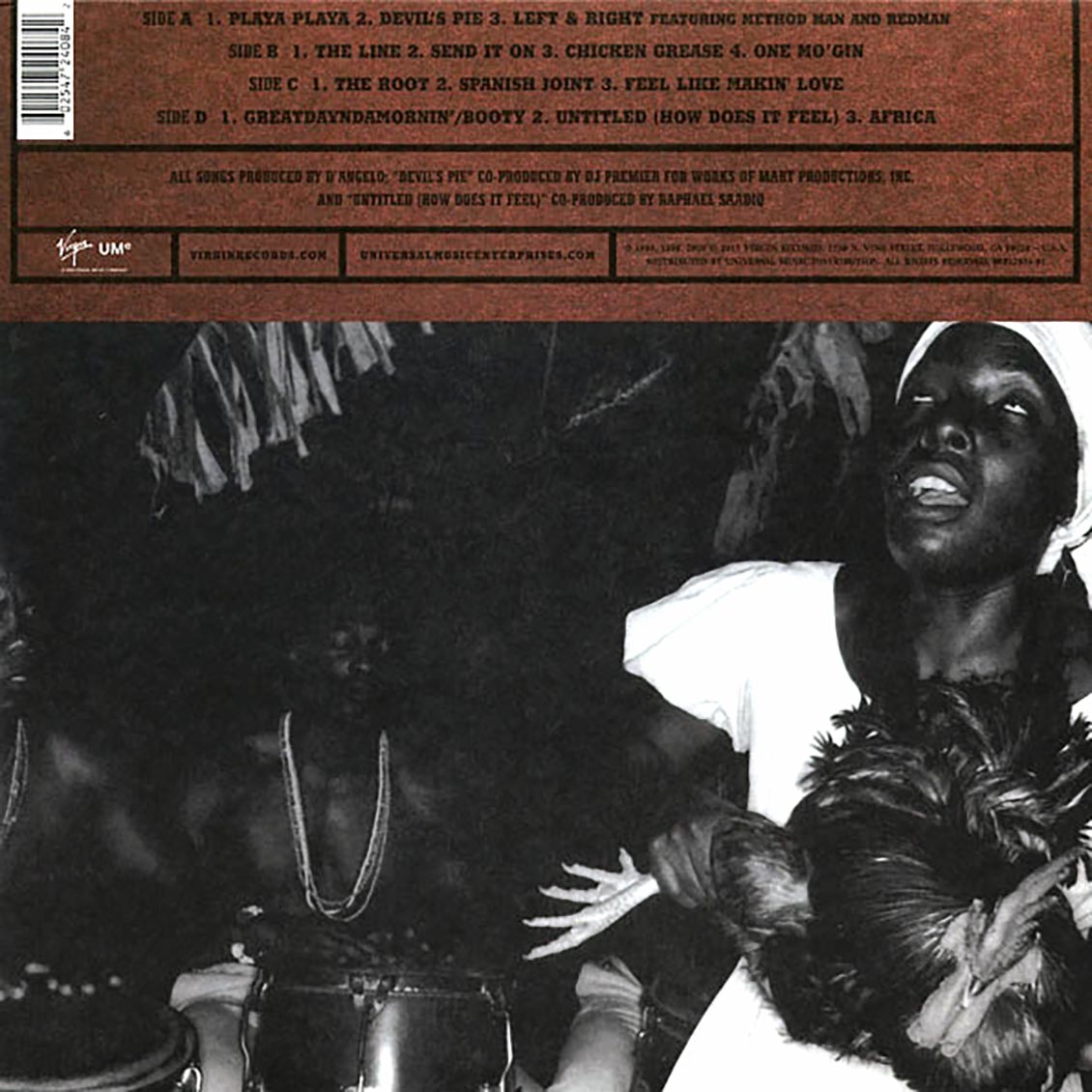 D'Angelo - Voodoo (2xLP) (180g) Vinyl Record