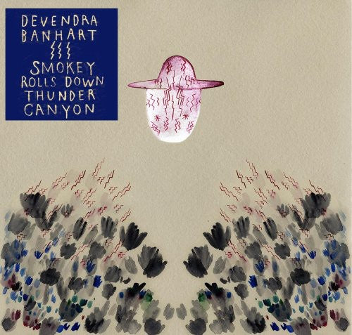 the album cover for Devendra Banhart - Smokey Rolls Down Thunder Canyon
