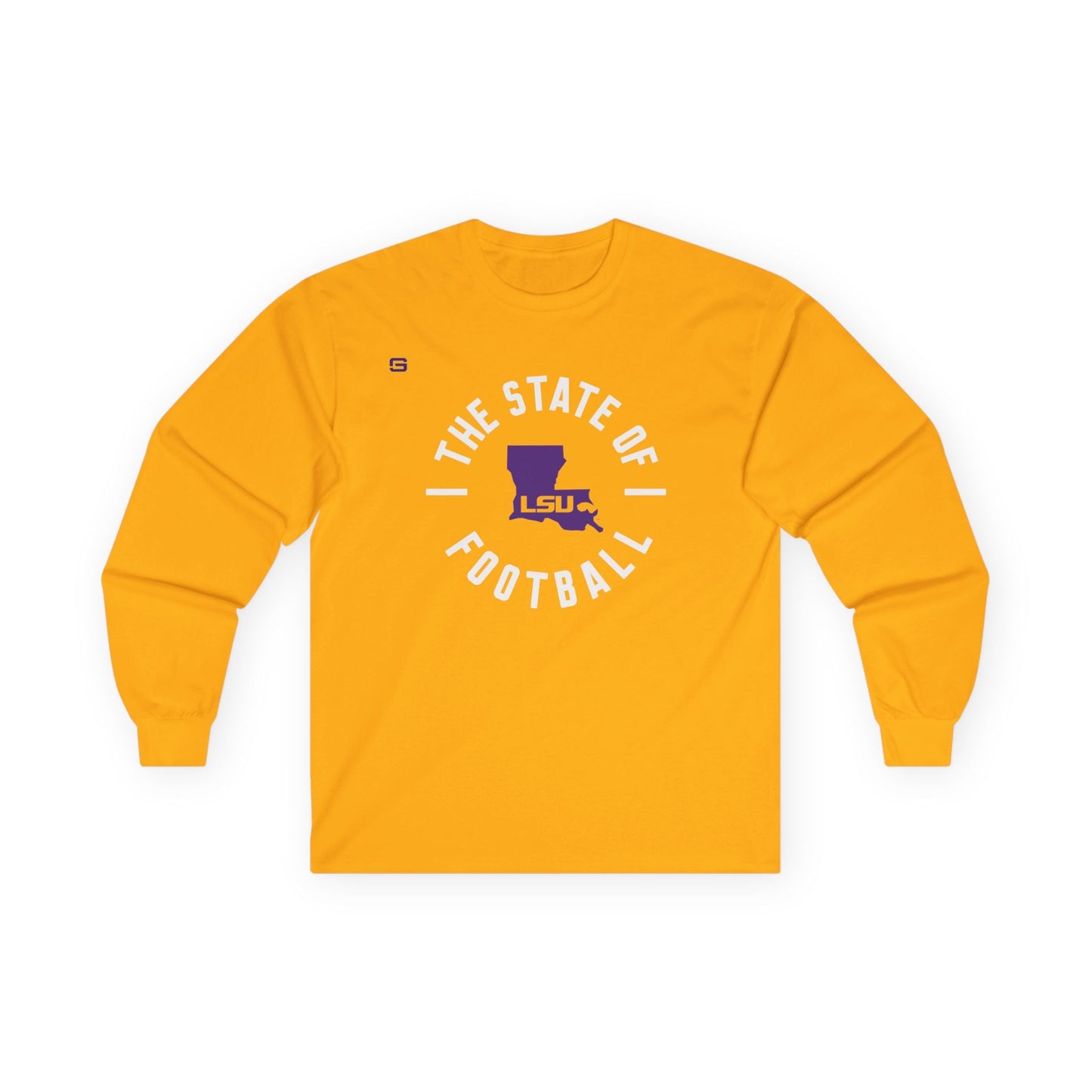 LSU Football State of Football Long Sleeve Shirt