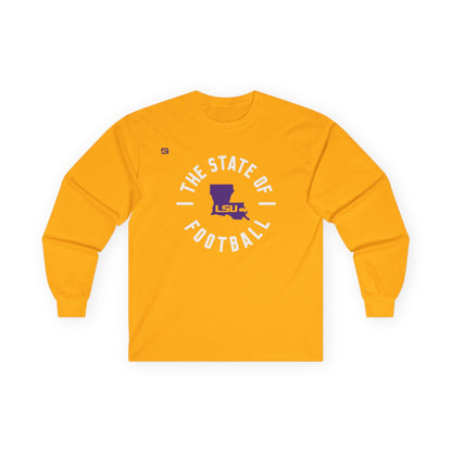 LSU Football State of Football Long Sleeve Shirt